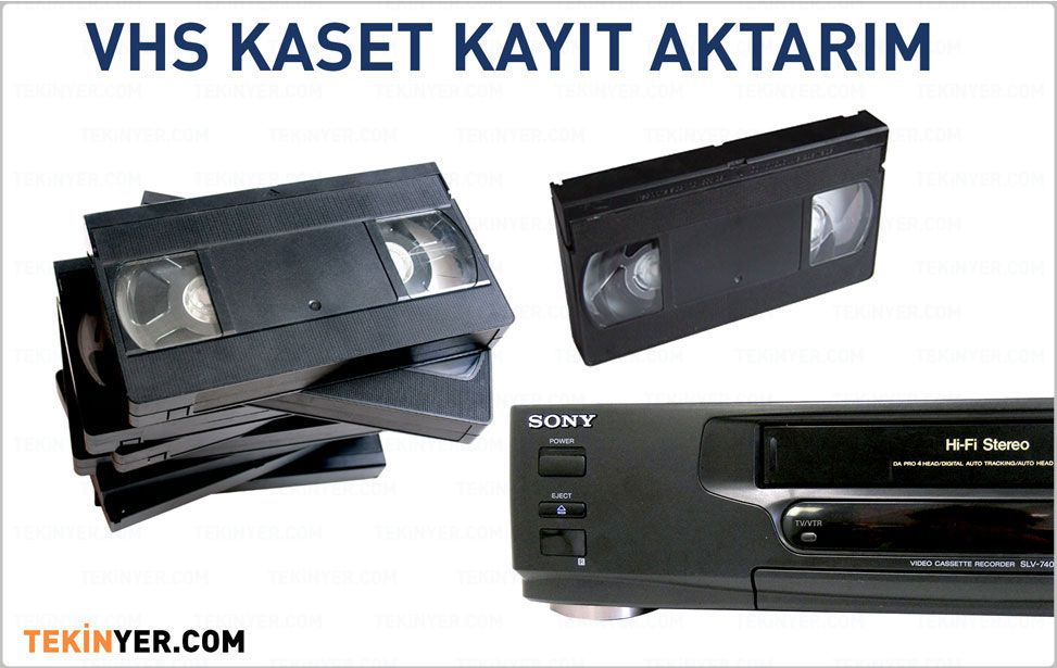 VHS-C ve EC-45 Kasetten Kayıt Aktarım